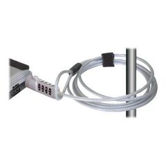 Navilock - Security cable lock - silver - 1.8 m | 20643