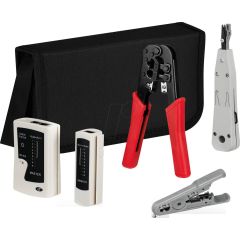 MCAB NETWORK TOOL SET WBAG. 4 PCS Cableadapter set EC020700001