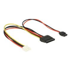 DeLOCK - Power adapter - 4 PIN internal power (R) to SATA | 84932