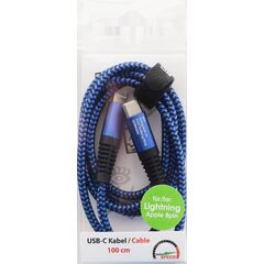 2GO 797196 1 m USB C Lightning Blue Cable Digital 1 m 797196