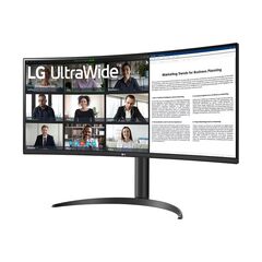 LG UltraWide 34WR55QC-B - LED monitor - curved - 34" - 3440 x 144