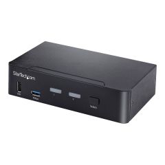 StarTech.com USB C KVM Switch, 2 Port DisplayPort KV | SV231DPUCA