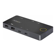 StarTech.com 2-Port USB-C KVM Switch, Single- | C2-H46-UC2-PD-KVM