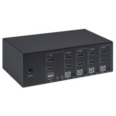 Manhattan HDMI KVM Switch 4-Port, 4K@30Hz, USB-A/3.5mm A | 153539