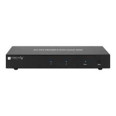 Techly 2-Port DisplayPort1.2 Dual-Monitor KVM Swi | IDATA-DP-KVM2