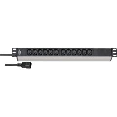 Brennenstuhl Alu-Line 19 inch Power Strip 12-fold  1390007112