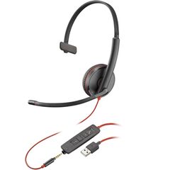 Poly Blackwire 3215 Blackwire 3200 Series headset 80S06A6