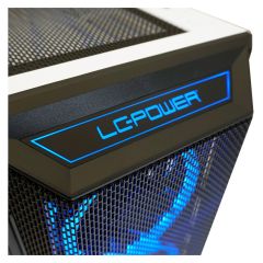 LC-Power Holo-1_X / Midi Tower / PC / White / Botto | LC-805BW-ON