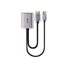 Lindy - Video converter - USB-C - grey | 43347