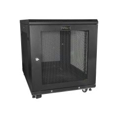 StarTech.com 12U Server Rack Cabinet, 4-Post Adjustab | RK1233BKM