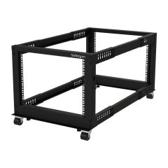 StarTech.com 8U 19" Open Frame Server Rack, 4 Post  | 4POSTRACK8U