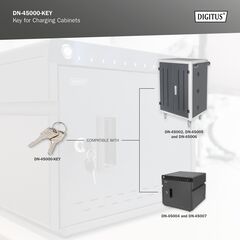 Digitus - Keys set - for DIGITUS DN-45000, DN-4500 | DN-45000-KEY