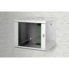 DIGITUS SoHoline DN-19 09-U - Cabinet - wall mountable - grey, RA