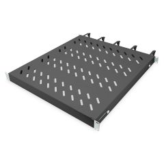 Digitus DN-97683 - Rack shelf - fixed - black, RAL 9005 - 1U - 19