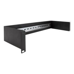 Delock - DIN rail panel - rack mountable - black - 1U - 1 | 66884