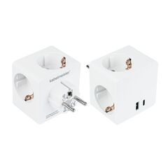 Alcasa SW01-W / Indoor / Type E / F / CEE / 3 AC outlet(s) / 230