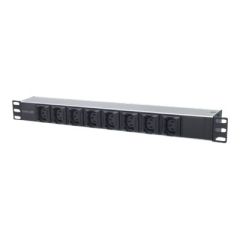 Intellinet 19" 1U Rackmount Anti-Shedding 8-Output C13 P | 163651
