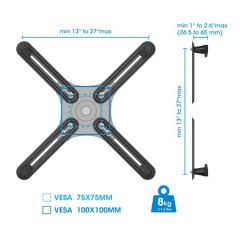 Manhattan - Mounting component (VESA adapter mount) - fo | 461870