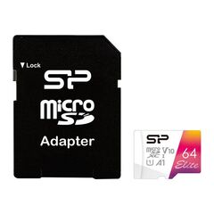 SILICON POWER Elite - Flash memory card (mic | SP064GBSTXBV1V20SP