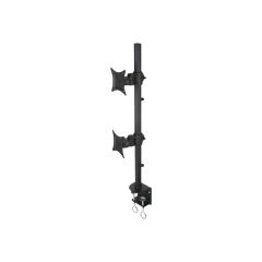 TECHly - Mounting kit - for 2 monitors - black -  | ICA-LCD-350-D