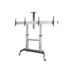 StarTech.com Dual TV Cart for 37-60in VESA TVs up to | STNDMTVDUO