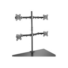 Lindy Quad Display Bracket w/ Pole & Desk Clamp - Mountin | 40659