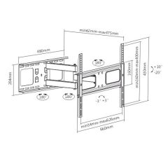 SUNNE 37-63-EA2 / 50 kg / 94 cm (37") / 177.8 cm (70") / 200 x 20