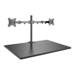 Lindy Dual Display Bracket w/ Pole & Desk Clamp - Mountin | 40658