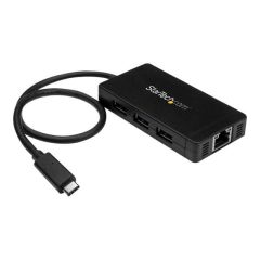 StarTech.com 3 Port USB C Hub with Ethernet USBC to HB30C3A1GE