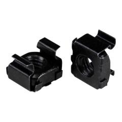 StarTech.com M6 Cage Nuts 50 Pack, Black M6 CABCAGENUT6B