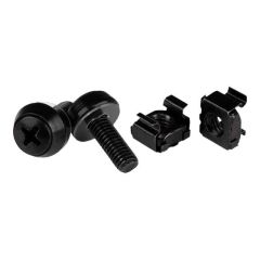 StarTech.com M6 Cage Nuts and Screws 50 Pack 12mm CABSCREWM6B