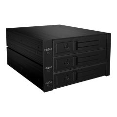 RaidSonic ICY BOX IB-563SSK - Storage drive cage with cooling fan