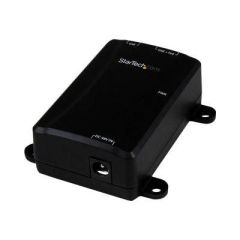 StarTech.com 1 Port Gigabit Midspan PoE+ Injector POEINJ1GW
