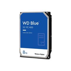 WD Blue WD80EAAZ - Hard drive - 8 TB - internal - 3.5" - SATA 6Gb