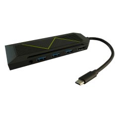 LC-Power LC-HUB-C-MULTI-6-RGB / USB 3.2 Gen 2 (3.1 Gen 2) Type-C