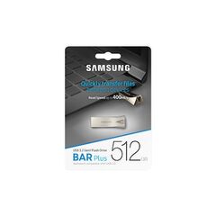 Samsung BAR PLUS CHAMPAGNE SILVER 512GB - 512 GB | MUF-512BE3/APC