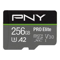 PNY PRO Elite - Flash memory card - 256 GB | P-SDU256V32100PRO-GE