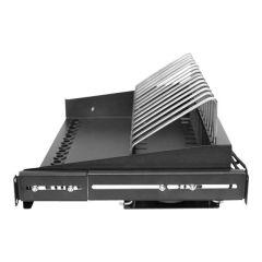 Digitus DN-97665 - Rack shelf - black, RAL 9005 - 1U - 19" - for