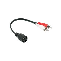 Good Connections AD-5B2CS - 2 x RCA - Male - 5-pin Din - Female -