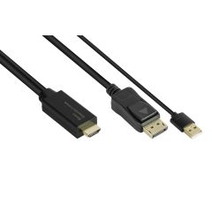 Good Connections HDMI-DP020 - 2 m - HDMI Type A (Standard) - Disp