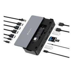 Verbatim Pro - Docking station - USB-C - 2 x HDMI, DP - 1 | 32173