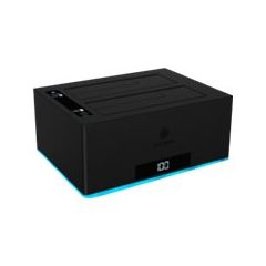 ICY BOX IB-127CL-U3 - Solid state / hard drive array - 2 bays (SA