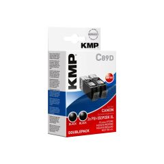 KMP C89D - 2-pack - 28 ml - black - compatible - ink  | 1518,0021