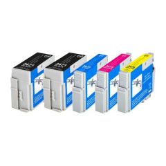 Peach Multi Pack Plus - 5-pack - XL - black, yellow,  | PI200-631