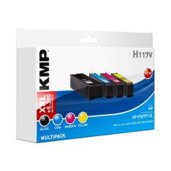 KMP MULTIPACK H117V - 4-pack - High Yield - black, ye | 1902,4050