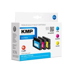 KMP MULTIPACK H166CMYX - 3-pack - High Yield - yellow | 1748,4050