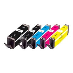 Peach Multi Pack - 5-pack - S - black, yellow, cyan,  | PI100-327