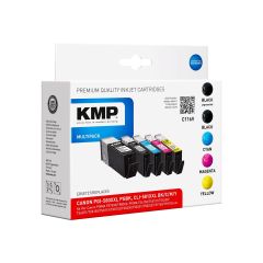 KMP MULTIPACK C116V - 5-pack - XXL size - black, yell | 1576,0255
