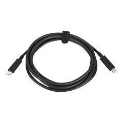 HP 100W - USB cable - 24 pin USB-C (M) to 24 pin USB-C  | 5AR72AA