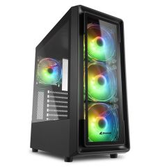 Sharkoon TK4 RGB / Midi Tower / PC / Black / 3x 1 | 4044951030187